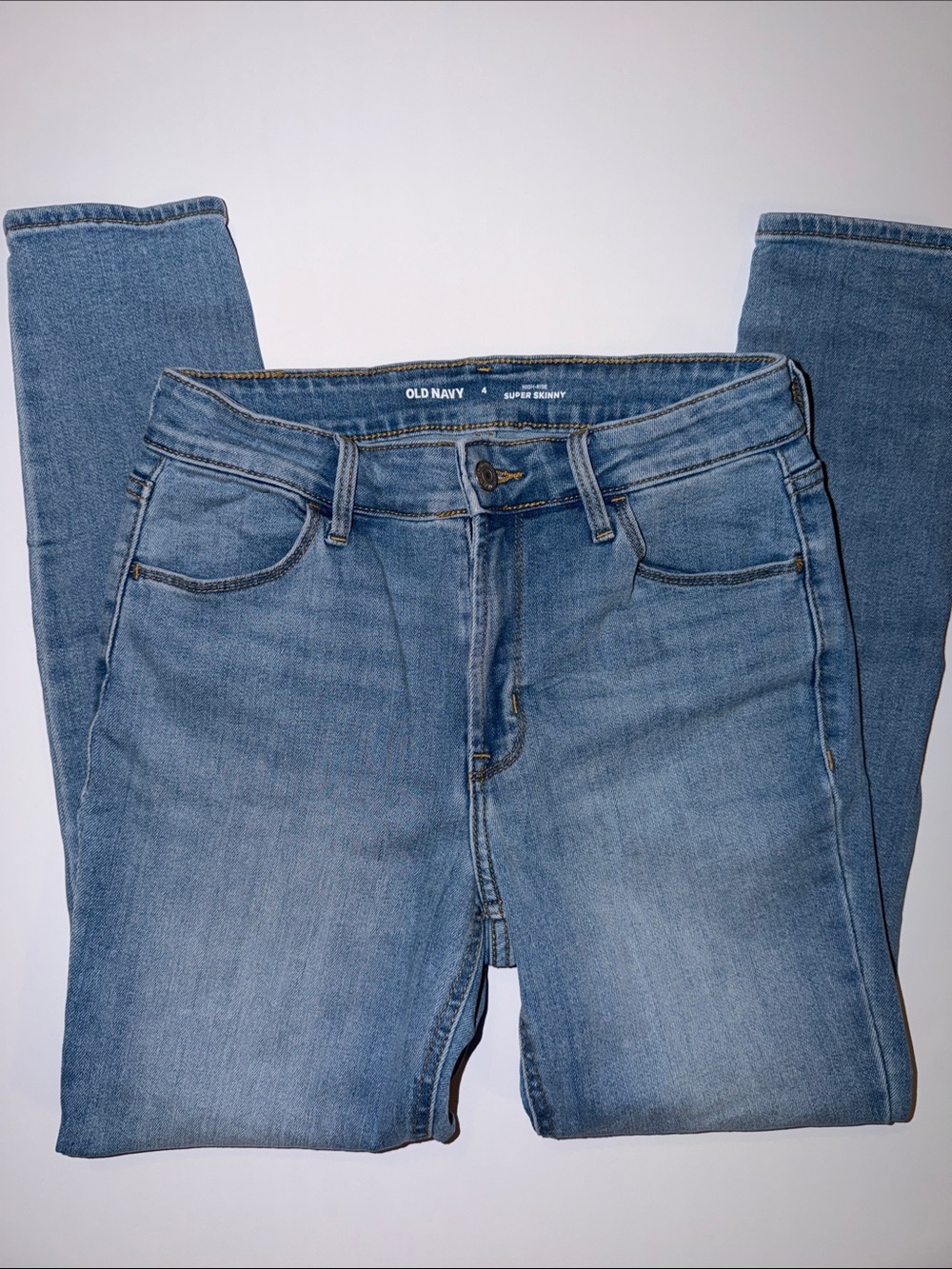 Old Navy Women's Medium Blue Super Skinny Jeans